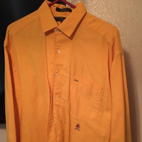 Tommy Hilfiger Orange Long-sleeve Dress Shirt - Picture 2 of 3
